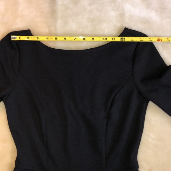 Nicole by Nicole Miller Peplum Dress V-Back.  NWT - Picture 6 of 12